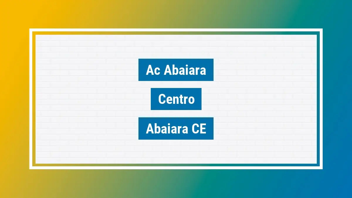 Imagem ilustrativa unidade de agência dos correios ac abaiara centro abaiara ce