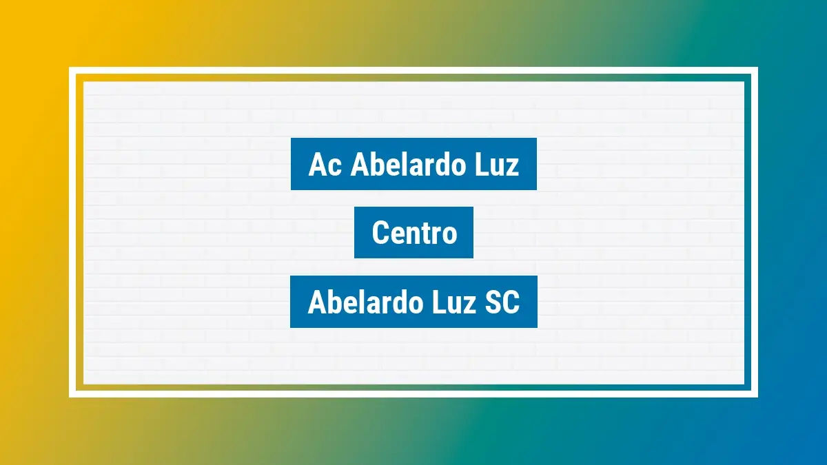 Imagem ilustrativa unidade de agência dos correios ac abelardo luz centro abelardo luz sc