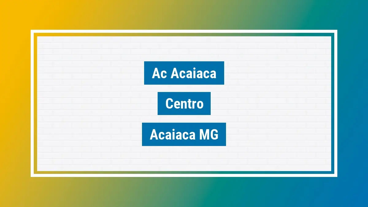 Imagem ilustrativa unidade de agência dos correios ac acaiaca centro acaiaca mg