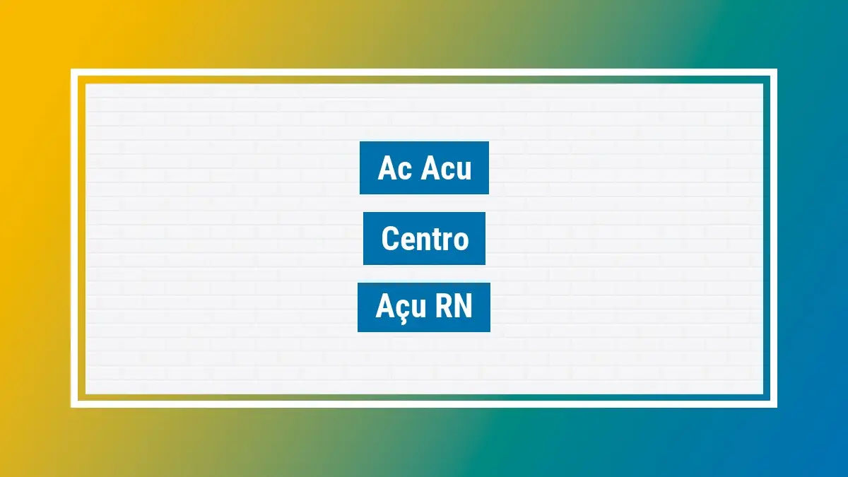Imagem ilustrativa unidade de agência dos correios ac acu centro açu rn