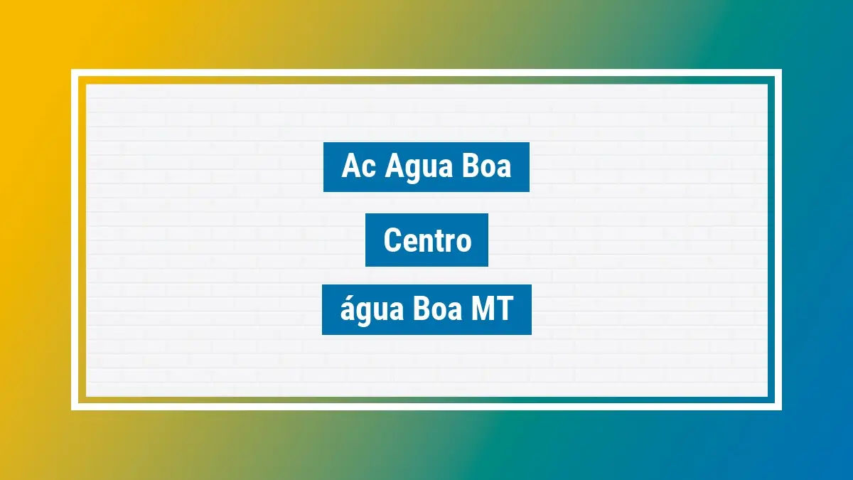 Imagem ilustrativa unidade de agência dos correios ac agua boa centro água boa mt