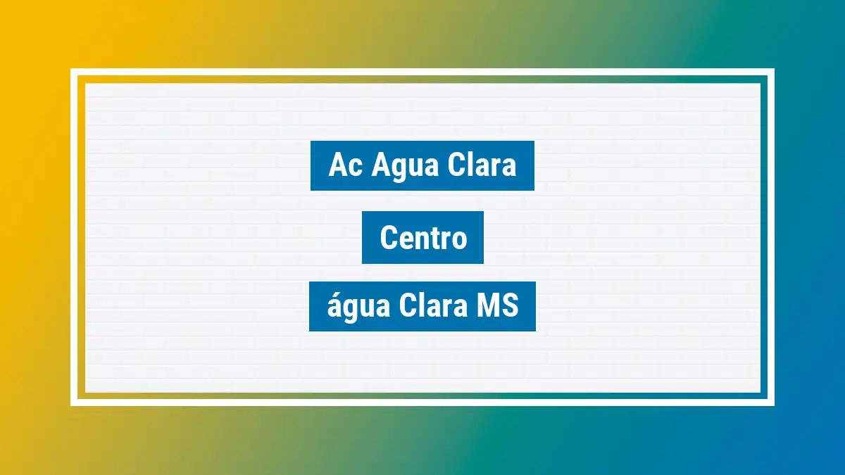 Imagem ilustrativa unidade de agência dos correios ac agua clara centro água clara ms