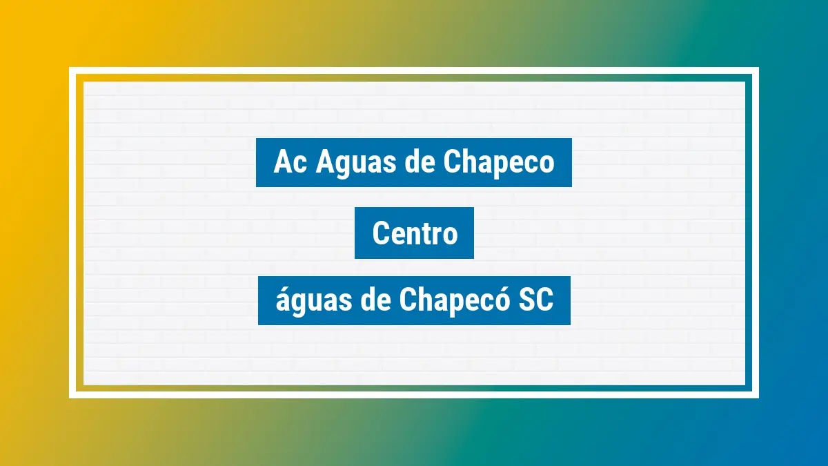 Imagem ilustrativa unidade de agência dos correios ac aguas de chapeco centro águas de chapecó sc