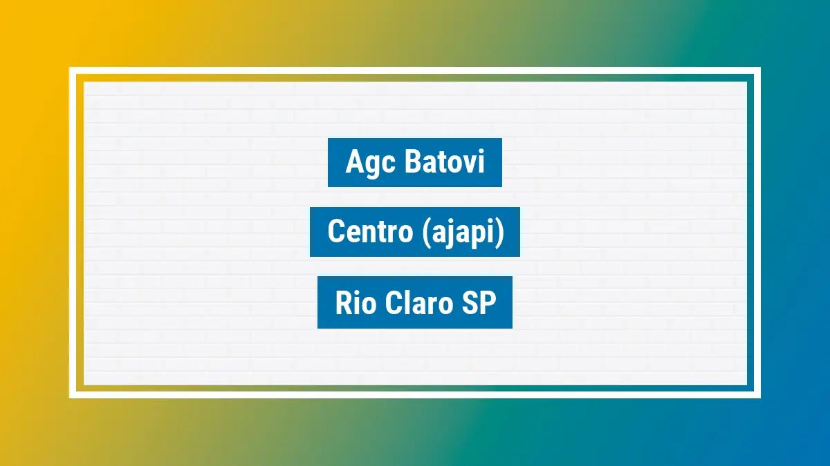 Imagem ilustrativa unidade de agência dos correios agc batovi centro (ajapi) rio claro sp