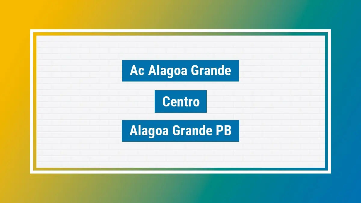 Imagem ilustrativa unidade de agência dos correios ac alagoa grande centro alagoa grande pb