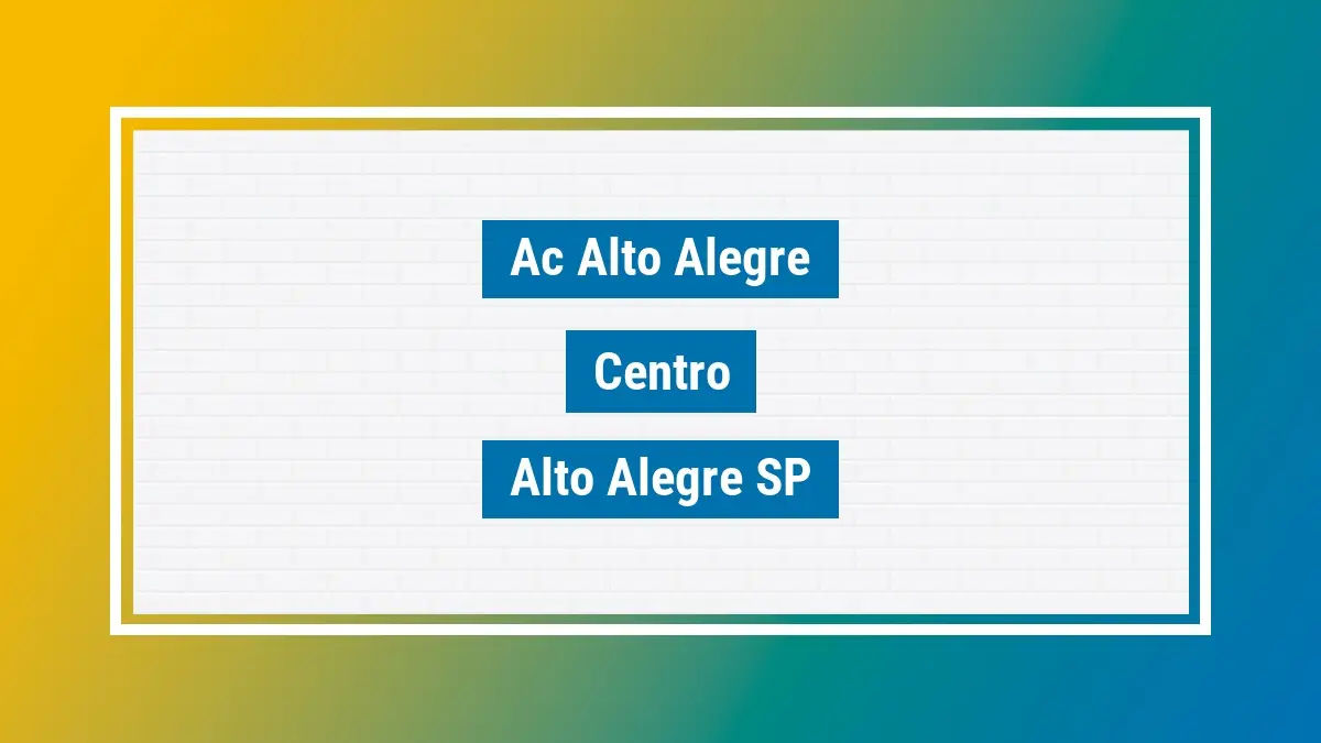 Imagem ilustrativa unidade de agência dos correios ac alto alegre centro alto alegre sp