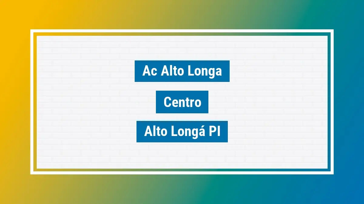 Imagem ilustrativa unidade de agência dos correios ac alto longa centro alto longá pi