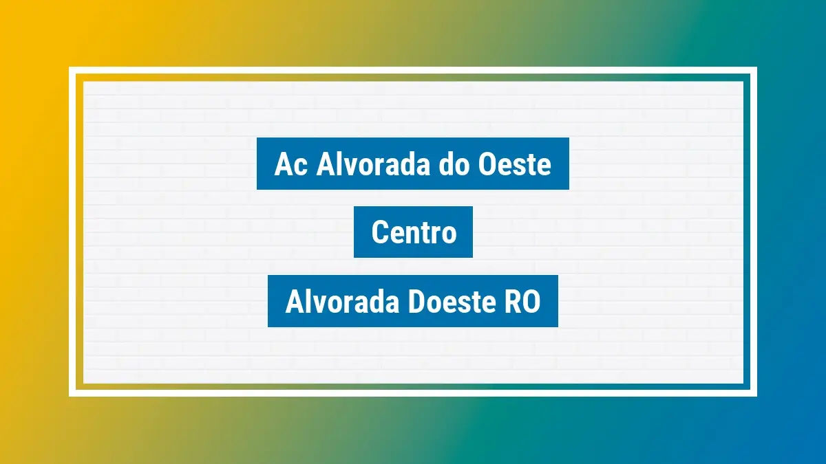 Imagem ilustrativa unidade de agência dos correios ac alvorada do oeste centro alvorada doeste ro