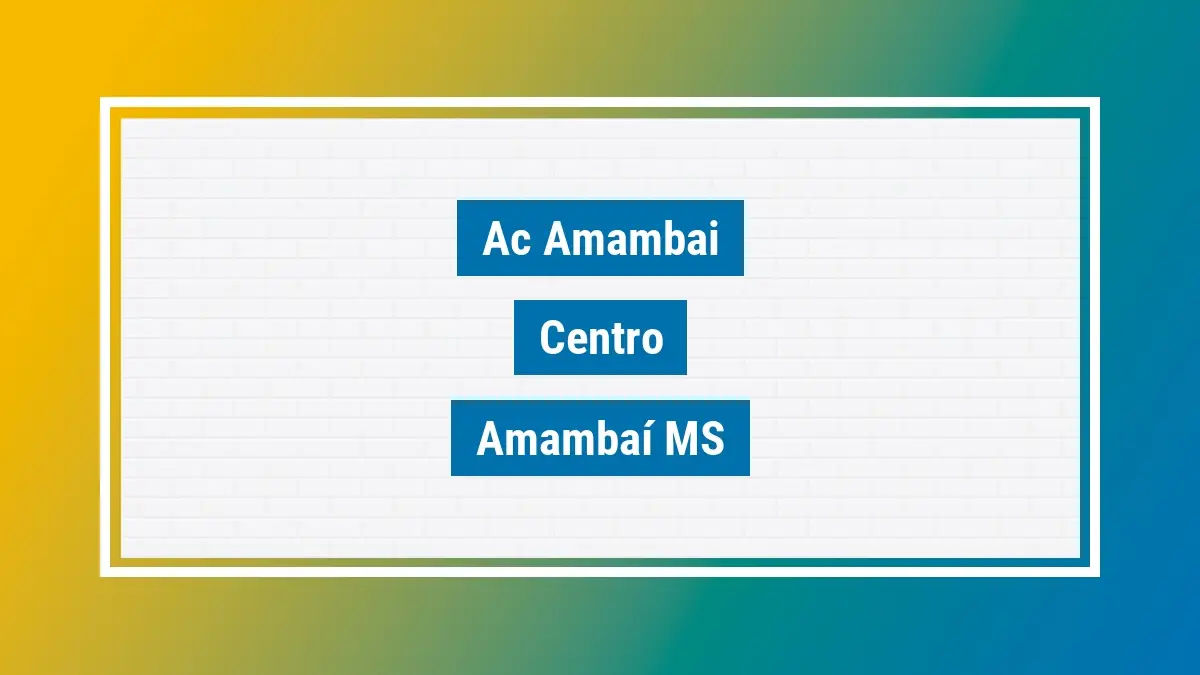 Imagem ilustrativa unidade de agência dos correios ac amambai centro amambaí ms