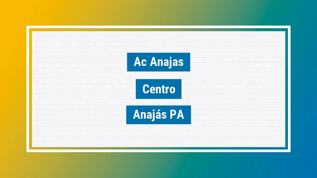 Imagem ilustrativa unidade de agência dos correios ac anajas centro anajás pa