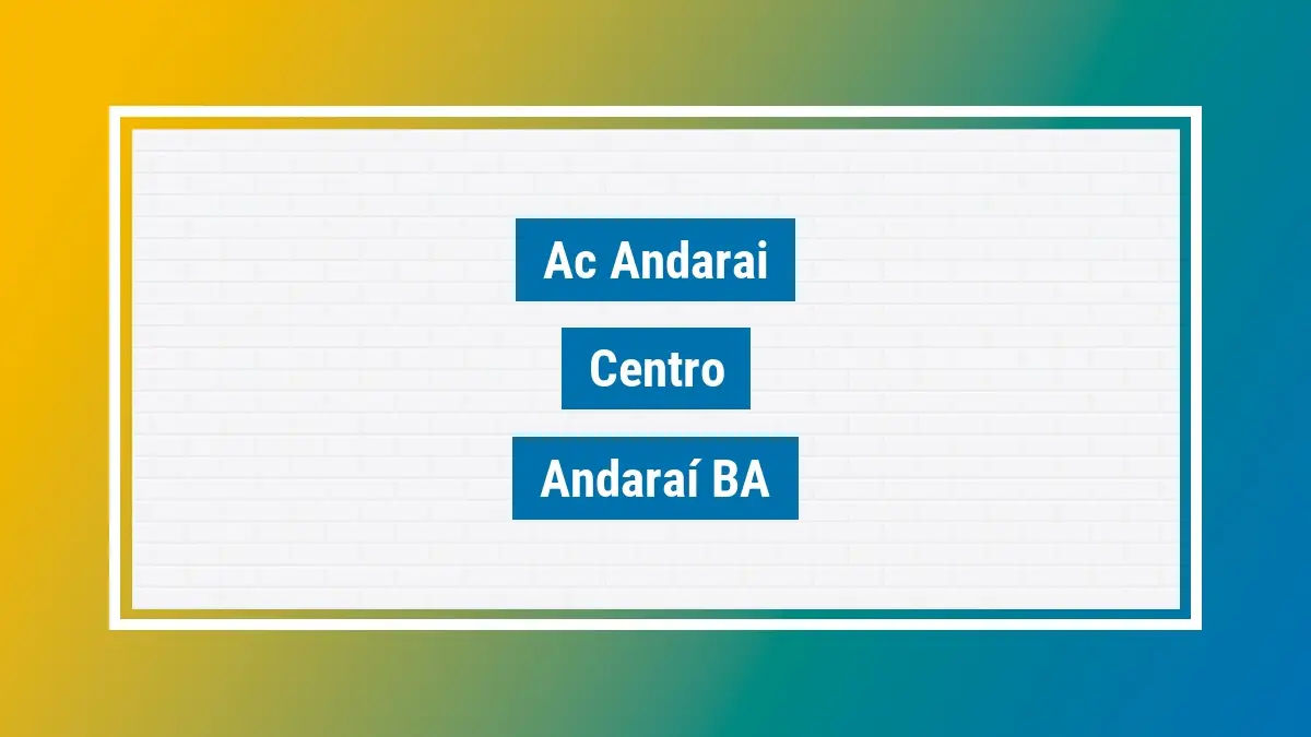 Imagem ilustrativa unidade de agência dos correios ac andarai centro andaraí ba