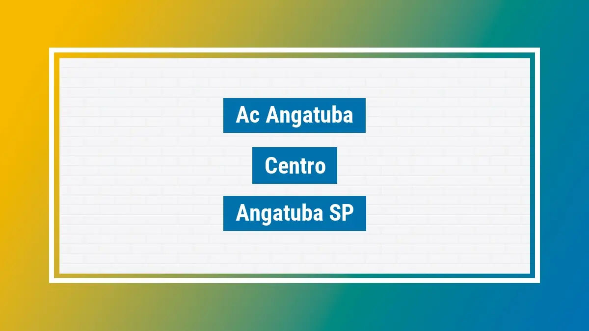 Imagem ilustrativa unidade de agência dos correios ac angatuba centro angatuba sp