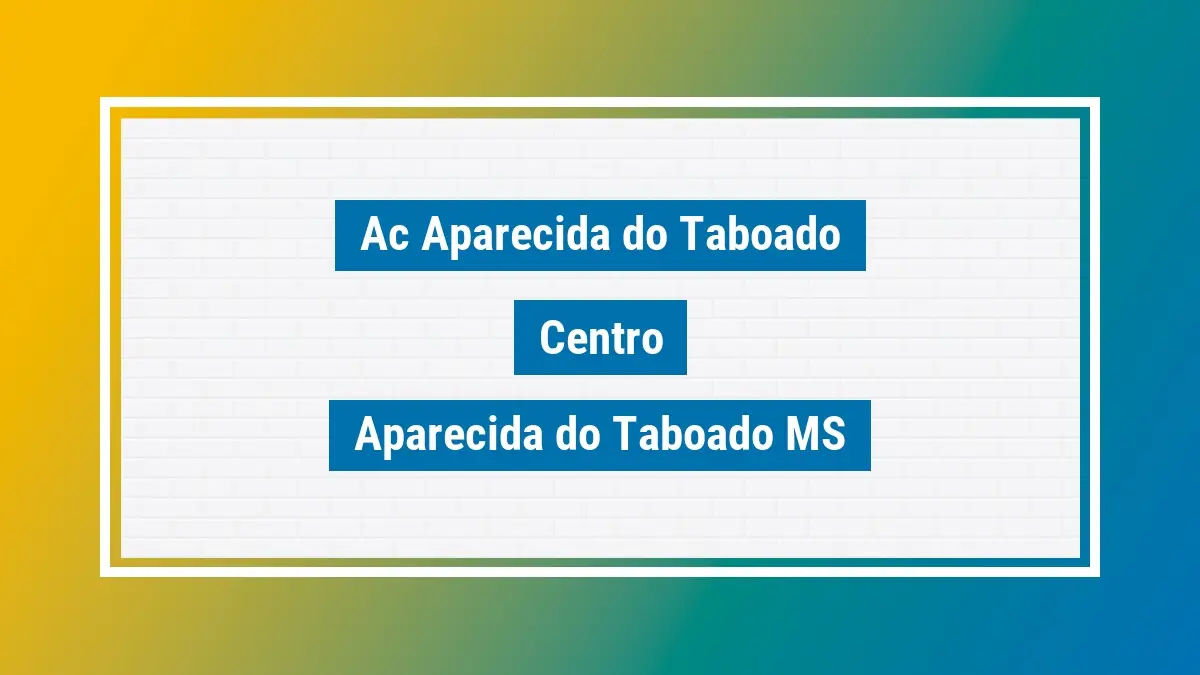 Imagem ilustrativa unidade de agência dos correios ac aparecida do taboado centro aparecida do taboado ms