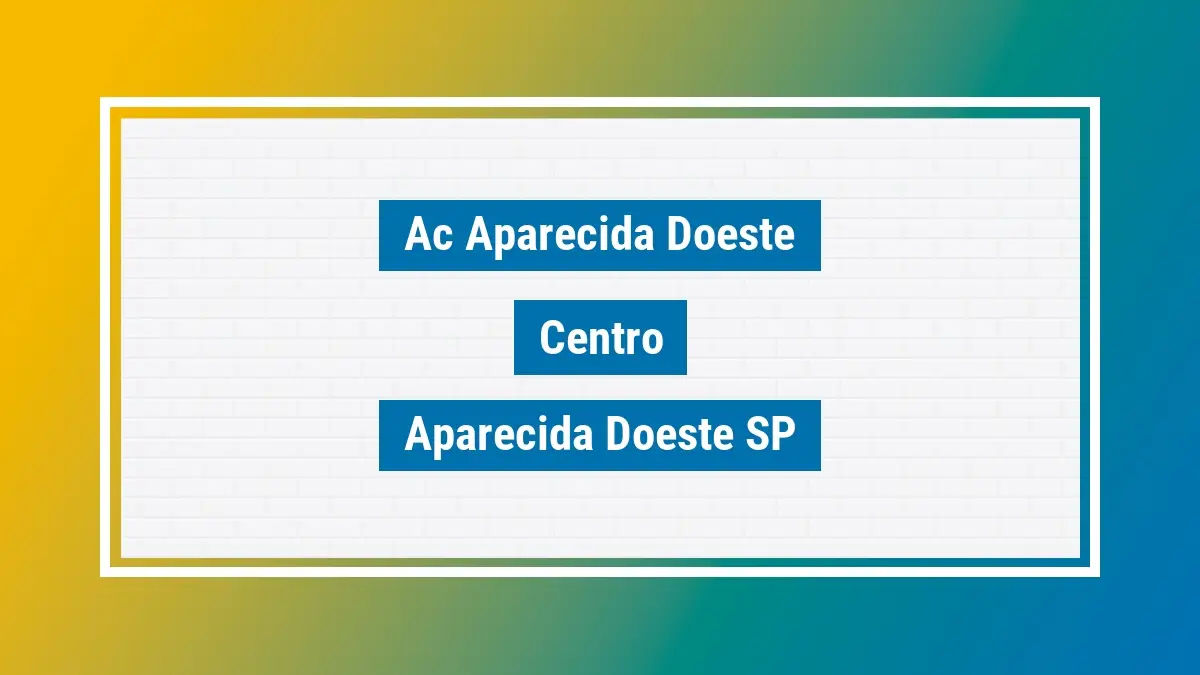 Imagem ilustrativa unidade de agência dos correios ac aparecida doeste centro aparecida doeste sp