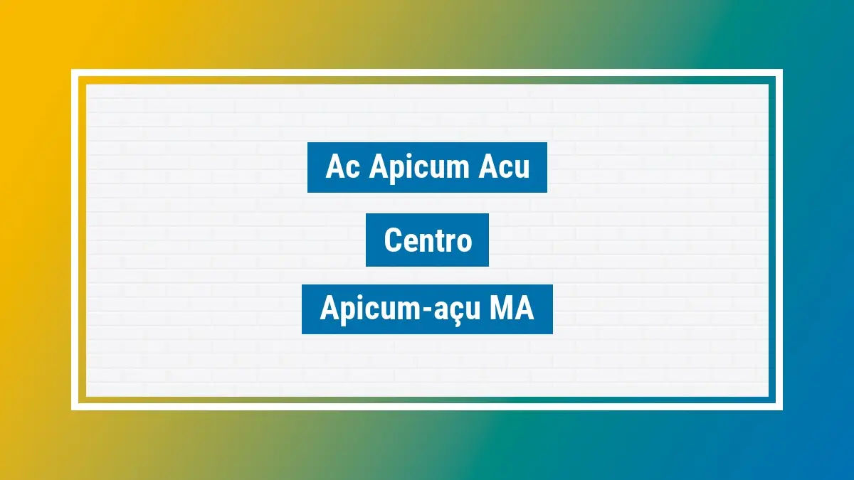 Imagem ilustrativa unidade de agência dos correios ac apicum acu centro apicum-açu ma
