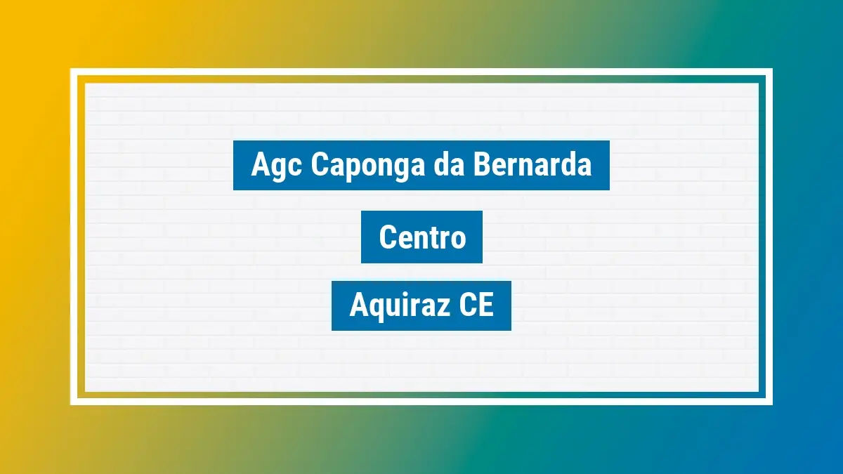 Imagem ilustrativa unidade de agência dos correios agc caponga da bernarda centro aquiraz ce