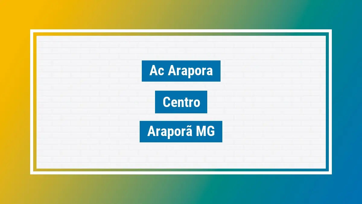 Imagem ilustrativa unidade de agência dos correios ac arapora centro araporã mg