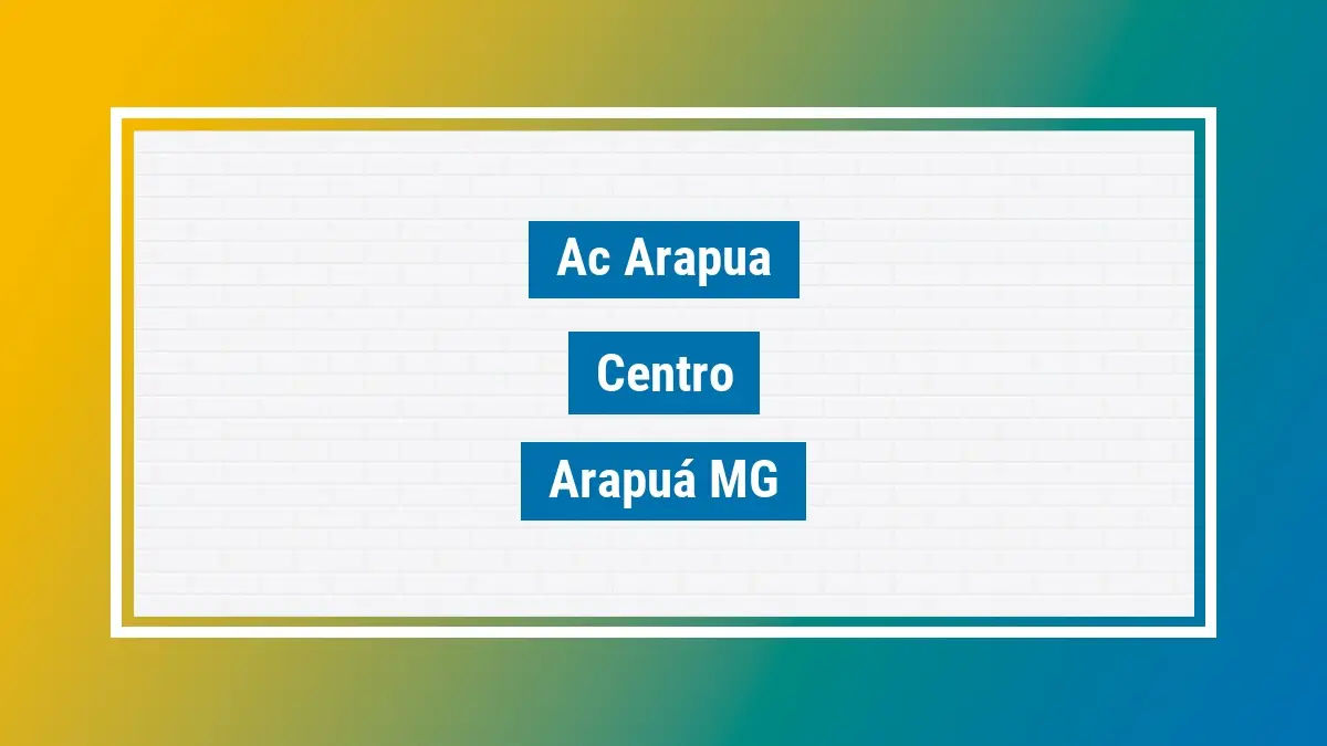 Imagem ilustrativa unidade de agência dos correios ac arapua centro arapuá mg