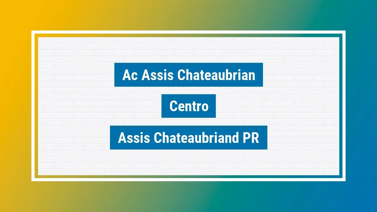 Imagem ilustrativa unidade de agência dos correios ac assis chateaubrian centro assis chateaubriand pr