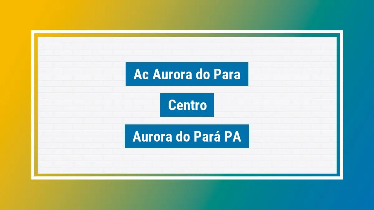 Imagem ilustrativa unidade de agência dos correios ac aurora do para centro aurora do pará pa