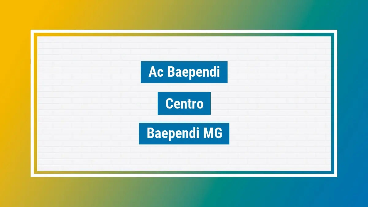 Imagem ilustrativa unidade de agência dos correios ac baependi centro baependi mg