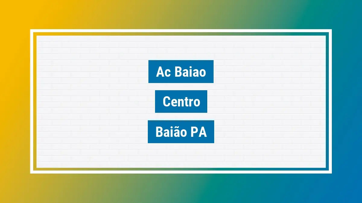 Imagem ilustrativa unidade de agência dos correios ac baiao centro baião pa