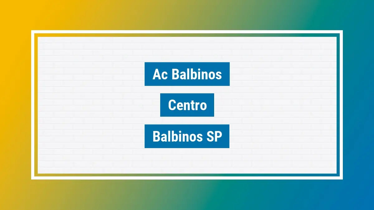 Imagem ilustrativa unidade de agência dos correios ac balbinos centro balbinos sp