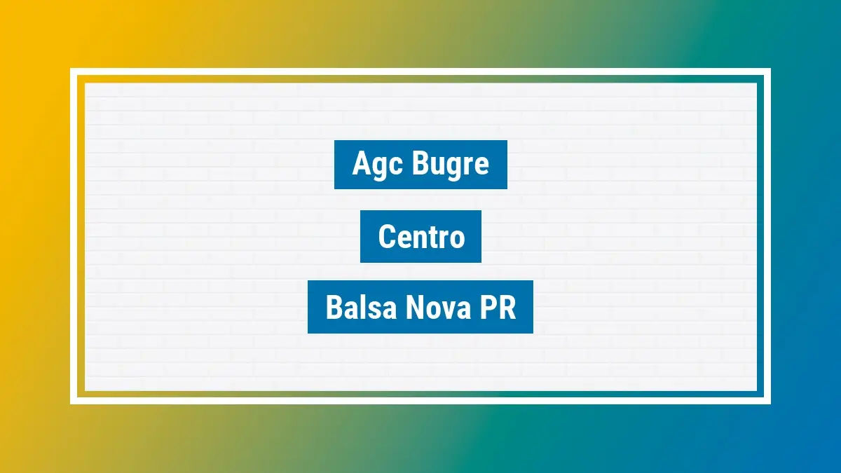 Imagem ilustrativa unidade de agência dos correios agc bugre centro balsa nova pr