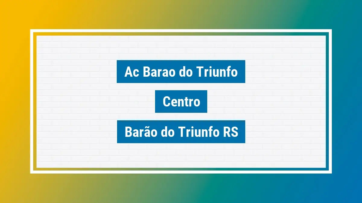 Imagem ilustrativa unidade de agência dos correios ac barao do triunfo centro barão do triunfo rs