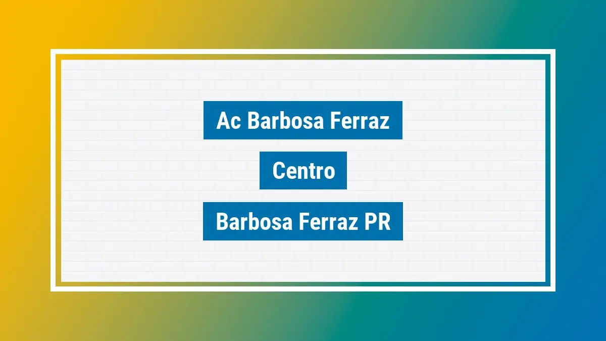 Imagem ilustrativa unidade de agência dos correios ac barbosa ferraz centro barbosa ferraz pr