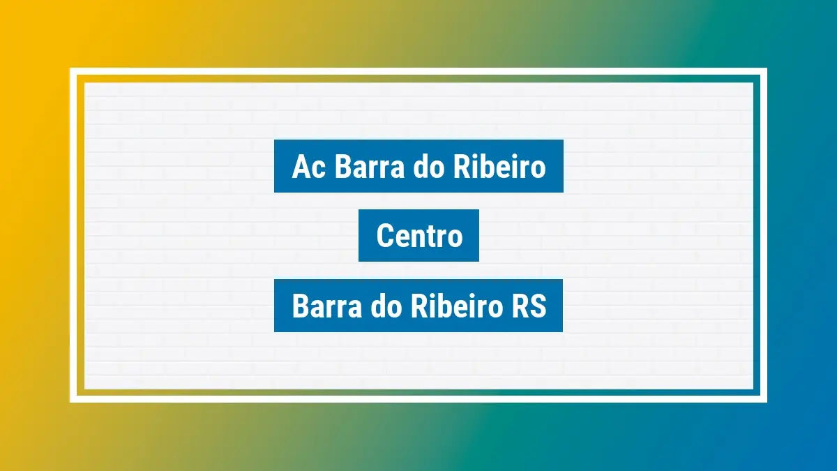 Imagem ilustrativa unidade de agência dos correios ac barra do ribeiro centro barra do ribeiro rs