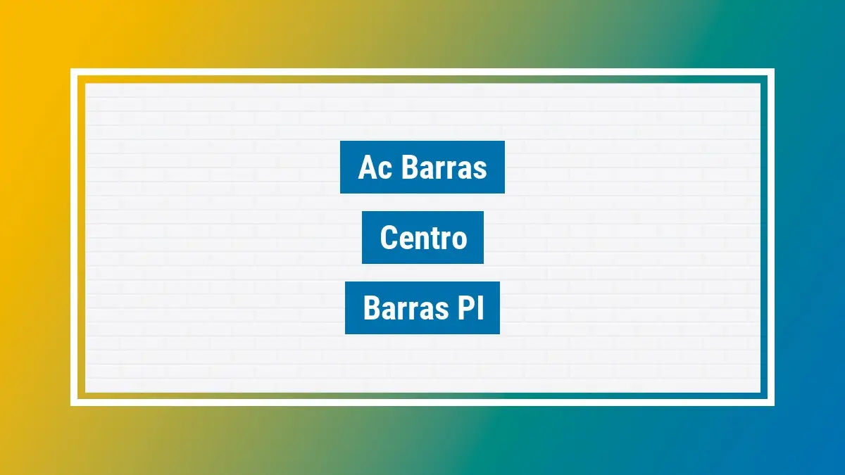 Imagem ilustrativa unidade de agência dos correios ac barras centro barras pi