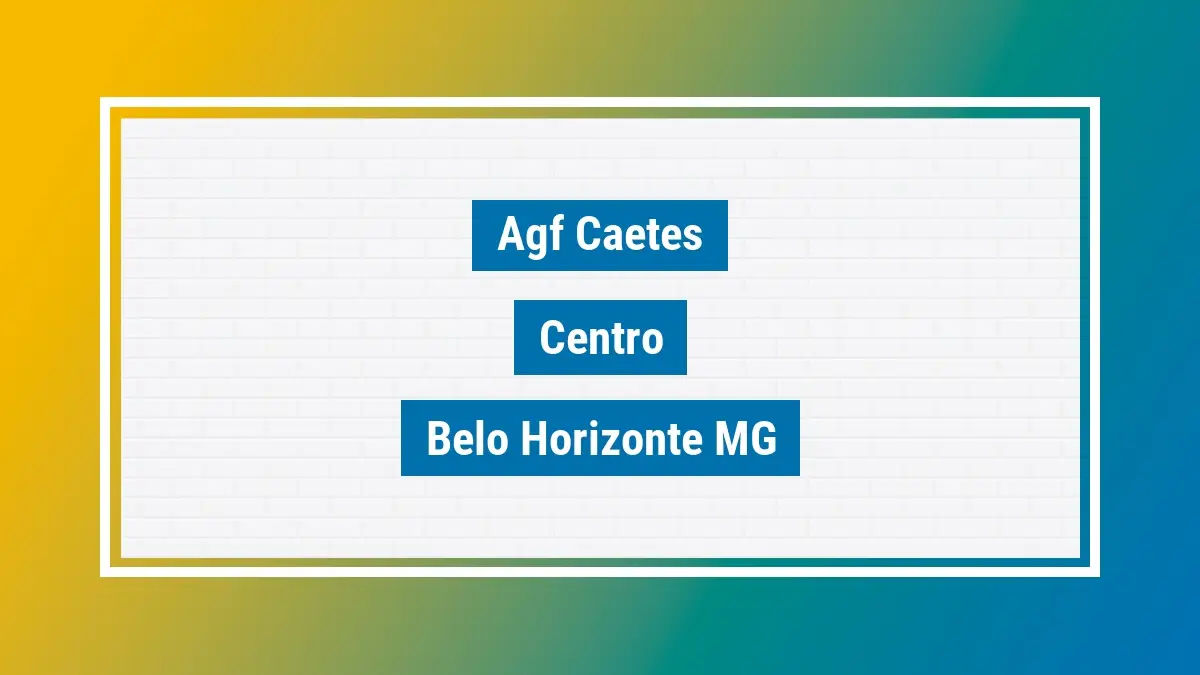 Imagem ilustrativa unidade de agência dos correios agf caetes centro belo horizonte mg