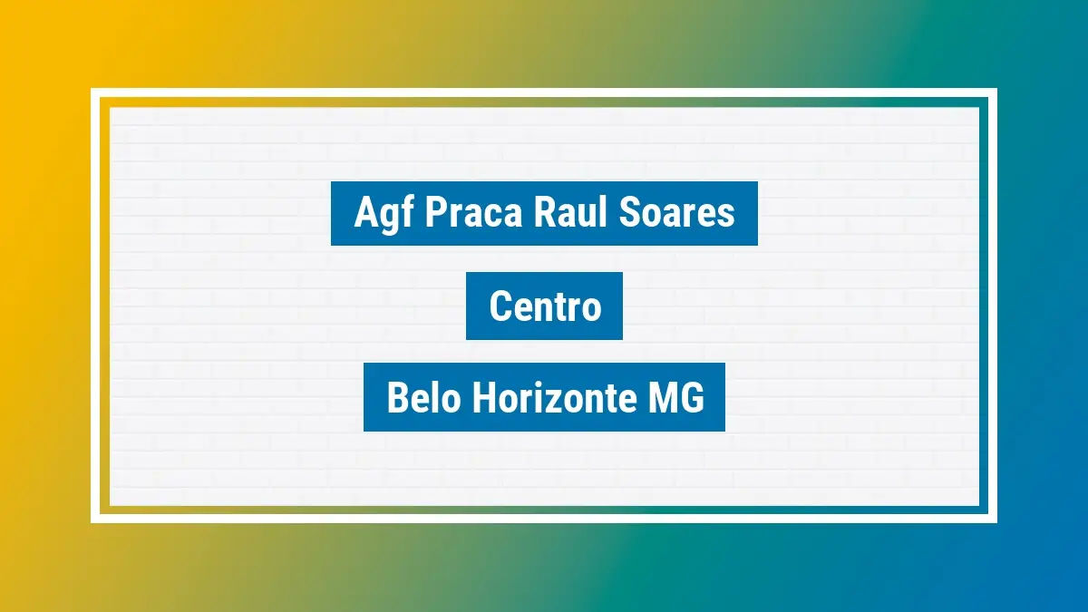 Imagem ilustrativa unidade de agência dos correios agf praca raul soares centro belo horizonte mg
