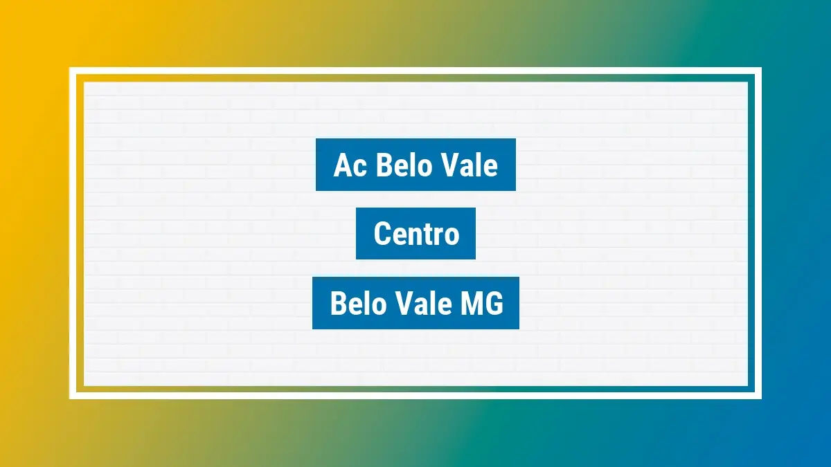 Imagem ilustrativa unidade de agência dos correios ac belo vale centro belo vale mg