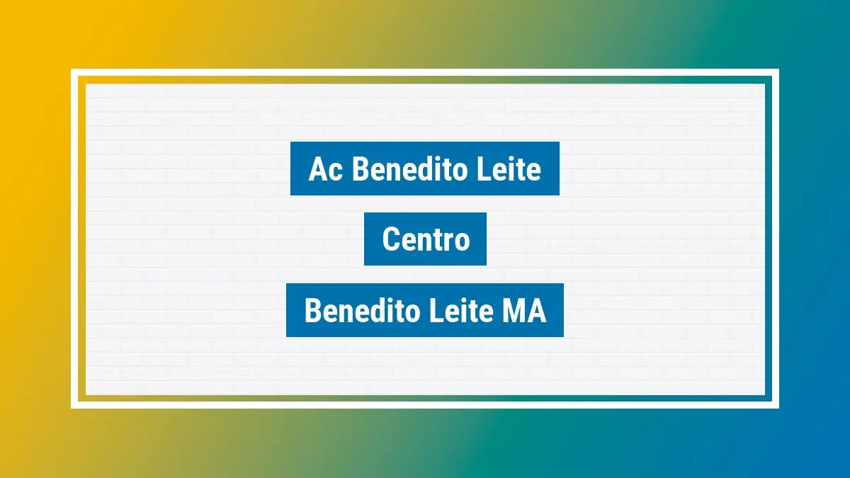 Imagem ilustrativa unidade de agência dos correios ac benedito leite centro benedito leite ma