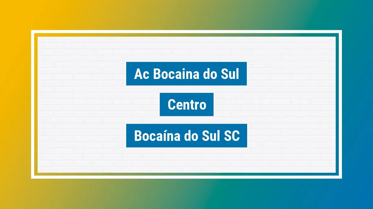 Imagem ilustrativa unidade de agência dos correios ac bocaina do sul centro bocaína do sul sc