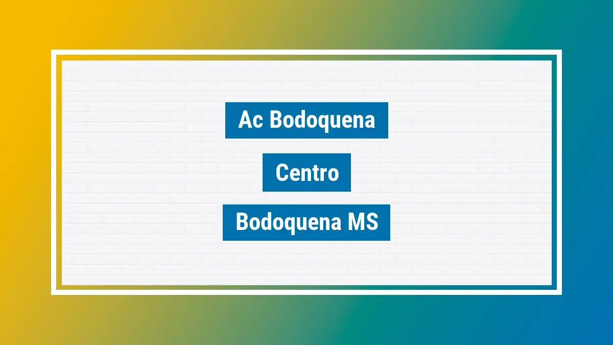 Imagem ilustrativa unidade de agência dos correios ac bodoquena centro bodoquena ms