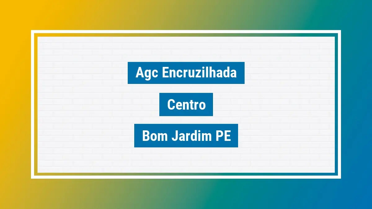 Imagem ilustrativa unidade de agência dos correios agc encruzilhada centro bom jardim pe