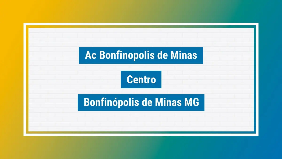 Imagem ilustrativa unidade de agência dos correios ac bonfinopolis de minas centro bonfinópolis de minas mg