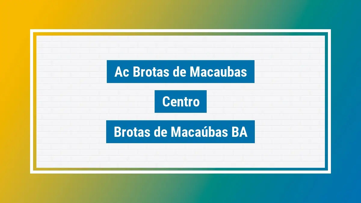 Imagem ilustrativa unidade de agência dos correios ac brotas de macaubas centro brotas de macaúbas ba