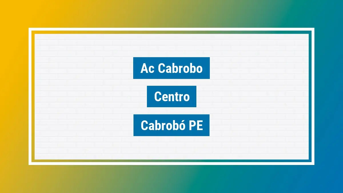 Imagem ilustrativa unidade de agência dos correios ac cabrobo centro cabrobó pe