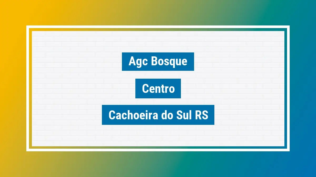 Imagem ilustrativa unidade de agência dos correios agc bosque centro cachoeira do sul rs
