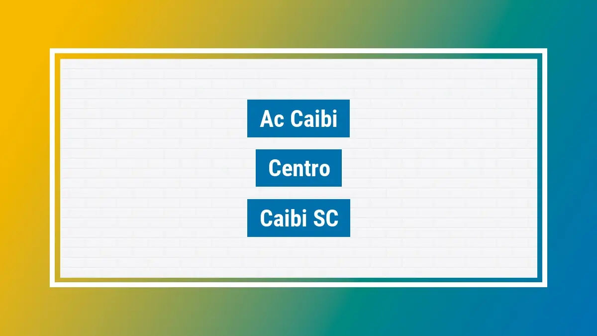 Imagem ilustrativa unidade de agência dos correios ac caibi centro caibi sc