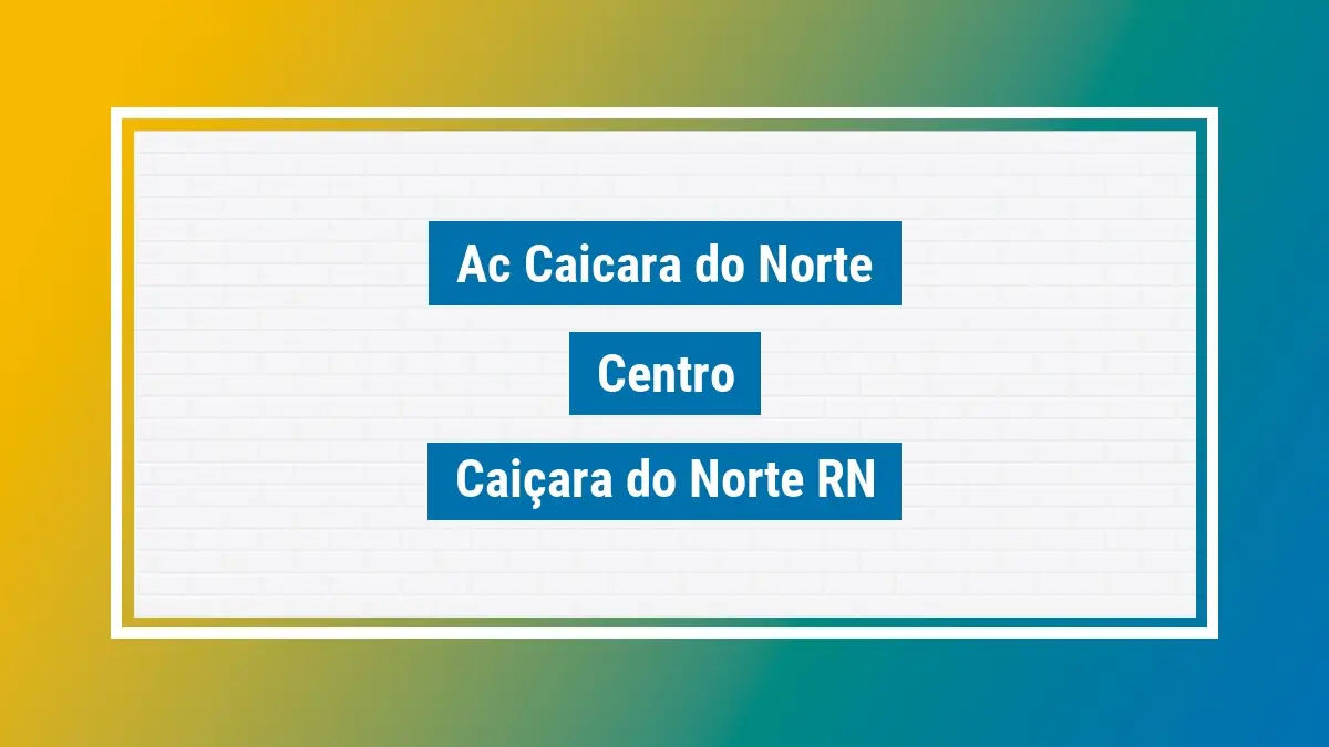 Imagem ilustrativa unidade de agência dos correios ac caicara do norte centro caiçara do norte rn