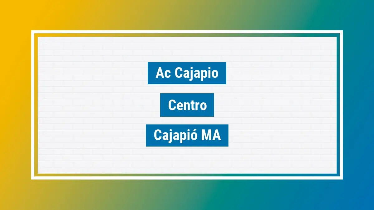 Imagem ilustrativa unidade de agência dos correios ac cajapio centro cajapió ma