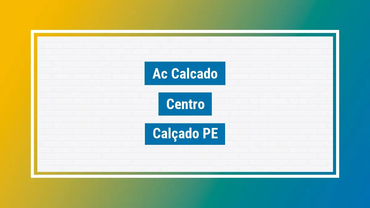 Imagem ilustrativa unidade de agência dos correios ac calcado centro calçado pe