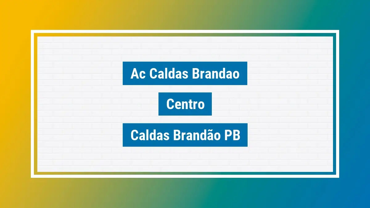 Imagem ilustrativa unidade de agência dos correios ac caldas brandao centro caldas brandão pb