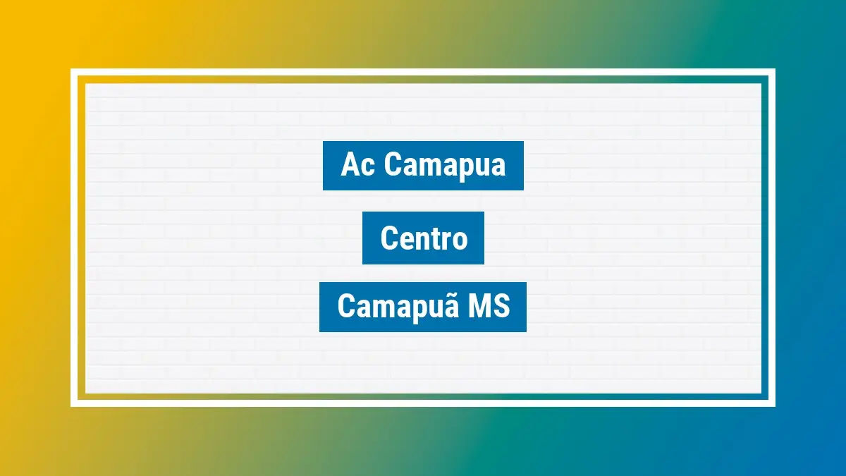 Imagem ilustrativa unidade de agência dos correios ac camapua centro camapuã ms