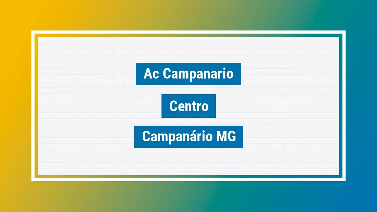Imagem ilustrativa unidade de agência dos correios ac campanario centro campanário mg